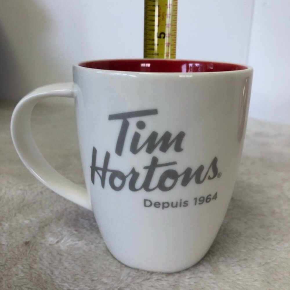 TIM HORTONS 2014 Limited Edition # 014 Mug 'Since 1964' Red Interior 16oz - Picture 5 of 5